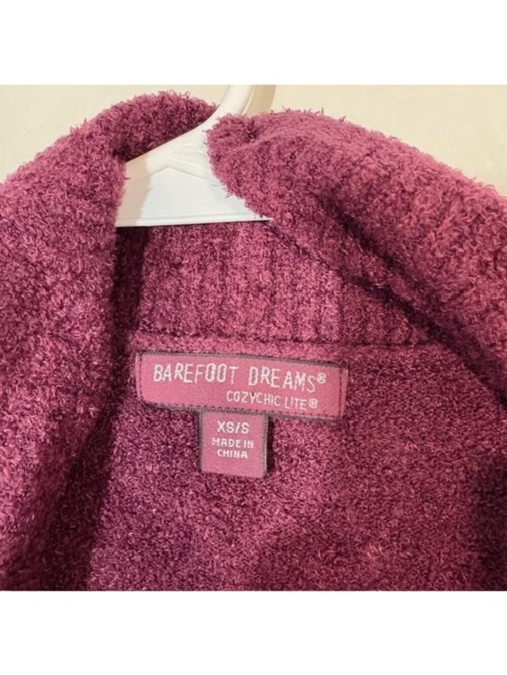 Barefoot Dreams Sweater Womens XS/S CozyChic Lite Open Front Cardigan Soft Knit - Picture 3 of 7
